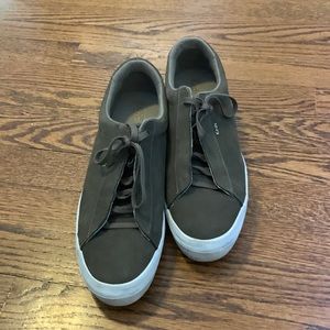 Suede sneakers